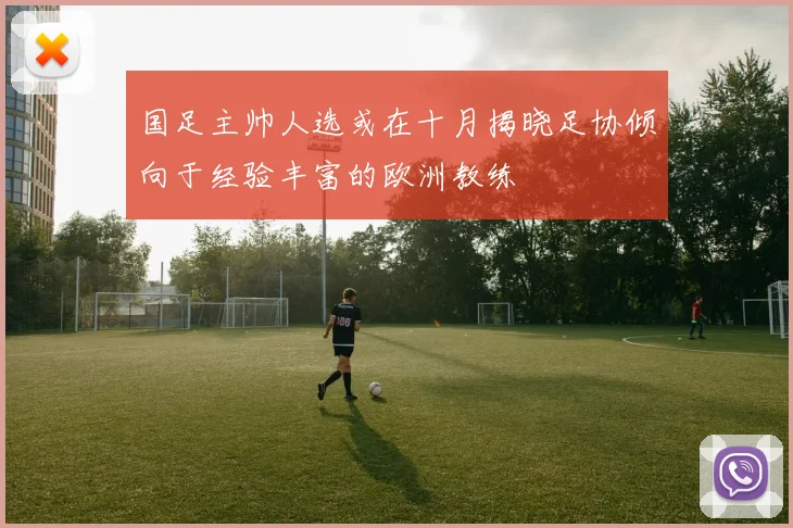 国足主帅人选或在十月揭晓足协倾向于经验丰富的欧洲教练